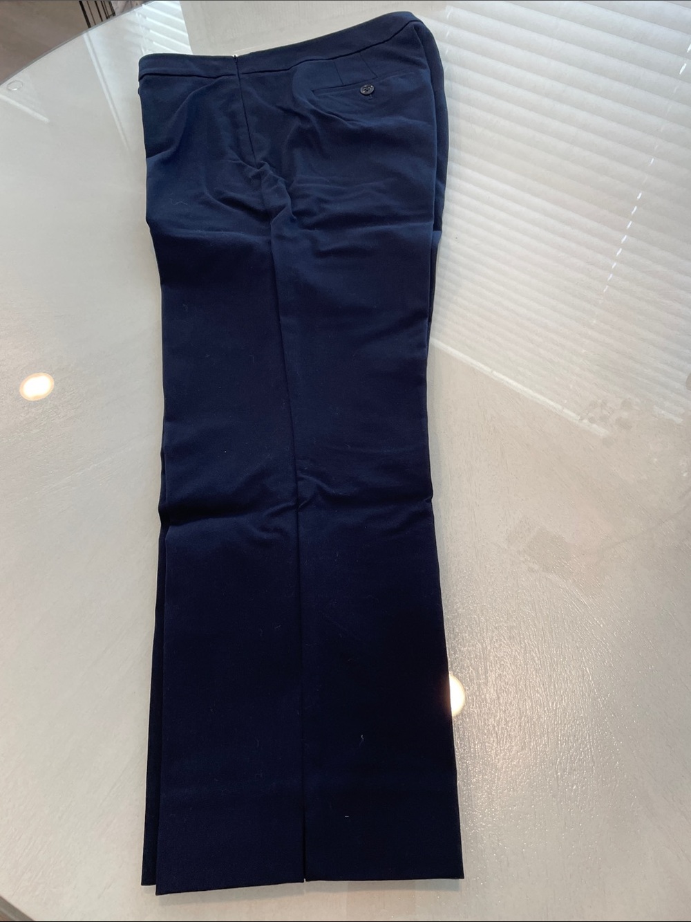 Woman’s Navy Dress Pants - Classic Straight Fit